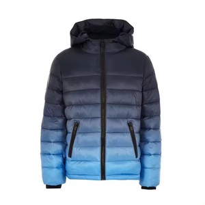Men's Stylish Zipper Closure Puffer Jacket High Street <b>Winter</b> Waterproof Windproof High Quality Premium Canvas Custom Printing - Product Image 1
