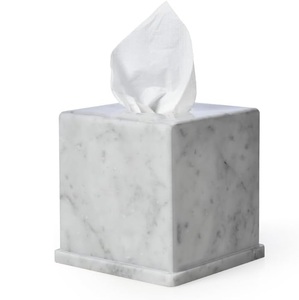 Granit meilleure vente marbre carré boîte à mouchoirs Design durable et élégant parfait moderne et luxe décor à la maison dessus de table de luxe - Product Image 5