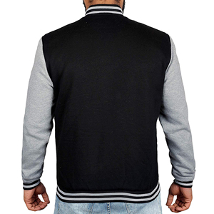 Veste universitaire professionnelle en gros de qualité supérieure pour hommes avec produit d'hiver à manches en cuir au design unique et confortable - Product Image 6