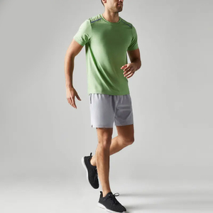 เสื้อยืดฟิตเนสขนาดใหญ่พิเศษสำหรับผู้ชายเสื้อยืดผ้าฝ้ายเปล่าเปิดไหล่ตกฟิตเนสออกแบบได้ตามต้องการ - Product Image 4