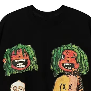 Gran oferta, Camiseta con estampado Digital para hombre, antiarrugas, 100% algodón, ajuste holgado, Camiseta con estampado Digital impresa a precio barato, hecha a medida - Product Image 2