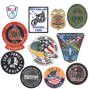 Benutzer definierte Stickerei Patch Eisen auf gestickten Abzeichen Stoff Stickerei Wappen Uniform Emblem Hut Applikationen Kleidungs stück Besätze - Product Image 1