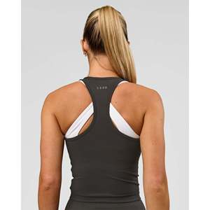 Flow Performance <b>Tank</b> 2.0 Onyx-Breathable Athletic <b>Top</b> - Product Image 3