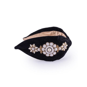 Bandeau pour cheveux pour femmes avec des perles décoratives, design sophistiqué, adapté aux fêtes, aux rassemblements et aux coiffures du soir - Product Image 2