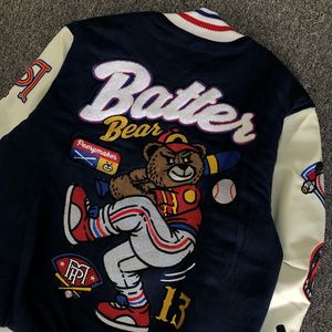Chaqueta Universitaria de Béisbol Personalizada para Hombre, Bordado Chenille de Alta Calidad, Chaqueta Varsity de Cuero con Letras, Muy Solicitada - Product Image 4