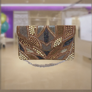 Sacs à main miniatures pour femmes MULTI CRAFT de haute qualité 2025, avec perles, bandoulière, logo personnalisé, broderie florale, style tendance - Product Image 1