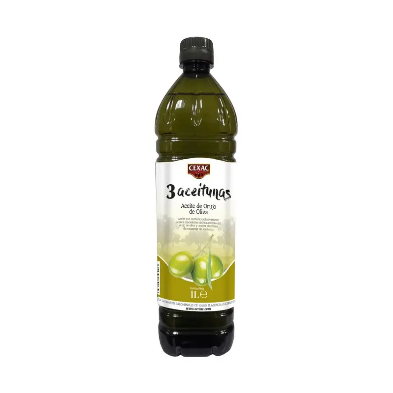 Spanien Top Qualität Pomance Oil 1 Liter PET Flasche X12 ideal für alle Arten von Eintöpfen Restaurants oder zu Hause