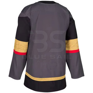 Maillot de hockey sur glace à col rond durable, idéal pour les matchs compétitifs et l'entraînement, maillot de hockey sur glace moderne à col rond - Product Image 4