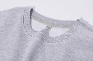 Sweat-shirt à capuche personnalisé avec logo, col rond, unisexe, 100% coton, épais, surdimensionné, sweat-shirt à col rond brodé, sweat-shirt vierge pour homme - Product Image 6