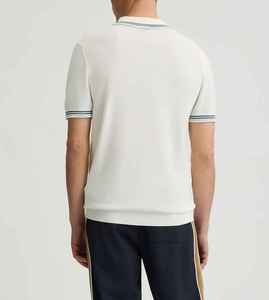 Pure Color 2025 Último diseño Hombres para camisetas 100% Algodón Alta calidad Punto Transpirable Manga corta Color sólido - Product Image 3