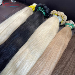 Tendance chaude 100% Vierge De Luxe Vietnamien Remy Extensions De Cheveux Humains Vague Profonde Afro Curl Styles 26-36 Pouces En Gros BK Raw - Product Image 5