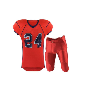Premium Unisex American Football Set Breathable Team Uniform with <b>Padded</b> Pants and Numbered Jersey - Product Image 4