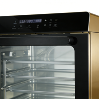 Four à convection électrique T80 intégré avec thermostat réglable, plage de température 10-260°C, 5KW, 220V, pour usage commercial en boulangerie