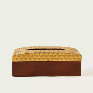 Boîte à mouchoirs en bois imprimé Meilleure vente Boîte à mouchoirs en bois peinte Boîte à mouchoirs d'excellente qualité Offre Spéciale - Product Image 2