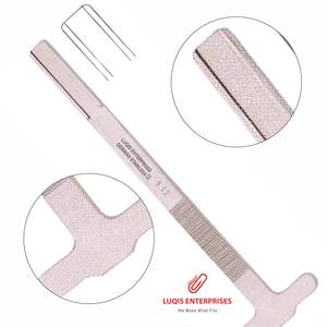 Ciseau à os à bord rubiné en forme de T, instrument chirurgical ORL, outil de coupe osseuse de précision en acier inoxydable de qualité médicale - Product Image 4