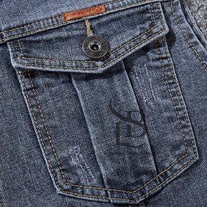 Chaleco Vaquero Casual de Invierno para Hombre de Alta Calidad, Calefactable, Anti-UV, Transpirable, 100% Algodón, Hecho en Pakistán - Product Image 6