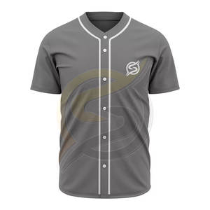 Camisetas de béisbol con botones personalizados, diseños personalizados con nombres de equipos y nombres de jugadores - Product Image 2
