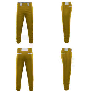 Produit de qualité supérieure Pantalon de baseball personnalisé pour hommes Pantalon de baseball uni respirant à séchage rapide pour hommes - Product Image 4