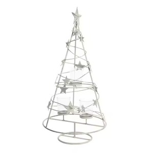 Soporte de portavelas de Navidad de reno de Navidad de diseño Vintage para decoración de Navidad - Product Image 2