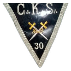 Masonic Regalia Master Mason Craft-Collar de oficial de rango, servicio OEM ODM, totalmente personalizado, bordado - Product Image 3