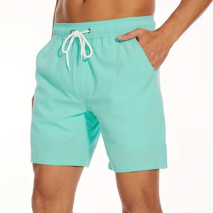 กางเกงขาสั้นเล่นกีฬาลำลองสำหรับผู้ชาย, เอวหลวมมีเชือกผูกเอวขนาดกลางน้ำหนักเบามีกระเป๋ายืดได้หลายกระเป๋าเป็นมิตรกับสิ่งแวดล้อม - Product Image 3