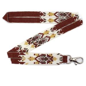 Cuentas de semillas 18 pulgadas de largo artesanía hecha a mano cordón collar diseño cuentas multicolor Cordón de cuentas para trabajadores - Product Image 1