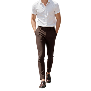 Pantalones Chinos para Hombre, Estilo Casual, Cierre de Botones, Cintura Transpirable, Fácil de Usar, Bolsillos Regulares, Pantalones Chinos para Hombre de la Mejor Calidad, 100% Algodón - Product Image 3