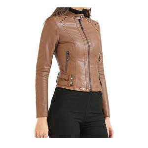 Vestes en cuir tendance et respirantes pour femmes, vente chaude, vêtements décontractés très demandés, meilleures vestes en cuir pour femmes fabriquées - Product Image 6