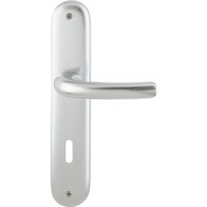 Tokyo 1710/273P Aluminium F1 OB 72 mm DIN Gauche/Droite HOPPE Ensemble de Plaques Longues pour Organisateurs de Meubles - Product Image 1