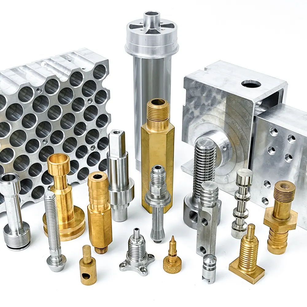 Layanan mesin CNC kustom bagian CNC 5 sumbu presisi tinggi produsen fabrikasi aluminium logam penggilingan baja tahan karat