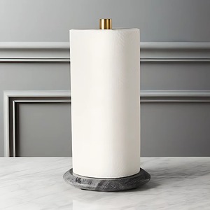 Superior Quality Custom Logo Eco-Friendly Durable Modern Design Marble Metal Kitchen <b>Tissue</b> <b>Paper</b> Holder for Home Hotel Use - Product Image 1