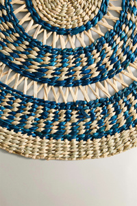 Wholesaler Round Colored Woven Seagrass Placemat Handmade <b>Table</b> <b>Mat</b> For Dining <b>Table</b> Kitchen Decor Eco Friendly Home Accessories - Product Image 3