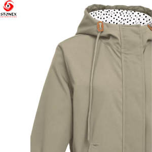 Veste coupe-vent longue pour femme, best-seller, grande taille, imperméable, à capuche, pour l'hiver - Product Image 3