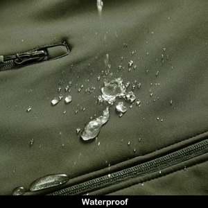OEM Best Selling Custom <b>Lightweight</b> 100% Polyester Zipper Closure <b>Summer</b> <b>Jacket</b> Fleece Lined Softshell Canvas Softshell <b>Jacket</b> - Product Image 5