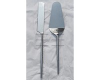 Vente en gros Ensemble de 2 services de gâteaux en acier inoxydable de luxe et résine avec miroir pour outils de cuisson pour gâteaux de fête d'anniversaire