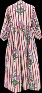 Vestido MIDI informal holgado con estampado de bloques, minivestido de tiras florales de verano con cuello profundo y cierre de cuerda, cintura natural - Product Image 5