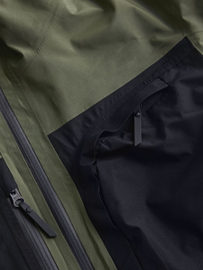 Chaqueta de esquí con aislamiento de 2L para hombre de alta calidad, hecha a medida, totalmente impermeable y resistente al viento con cuello con capucha y cierre de cremallera - Product Image 4