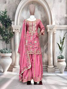 ชุดแต่งกายสำหรับงานปาร์ตี้ Salwar Kameez สำหรับใส่ออกงาน - Product Image 3