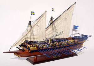 CALLMAR (KALMAR) GALLEY SUÉDOISE MODÈLE EN BOIS BATEAU Peint Artisanat Cadeau D'affaires FB0050W - Product Image 4