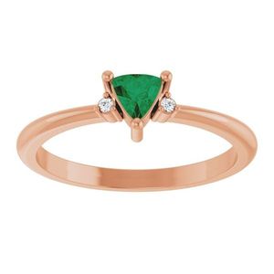 Anillo Geométrico Stuller con Incrustaciones de Oro de 14K y Piedras Naturales con Corte Marquesa y Ovalado, Certificado IGI-72435:277P - Product Image 3