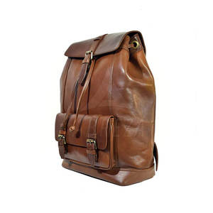 Sac à dos en cuir véritable personnalisé à la vente chaude, fermeture éclair de haute qualité, capacité de 20 à 35 L, séchage rapide, respirant, meilleure qualité - Product Image 2