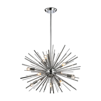 Lustre suspendu créatif irrégulier en fer design pour lit à manger salon lustre circulaire en acier inoxydable d'art en laiton