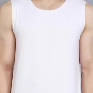 Camiseta sin mangas de entrenamiento informal para hombre, camiseta sin mangas de algodón 100%, camiseta sin mangas lisa con logotipo personalizado, método de tejido de punto barato de fábrica - Product Image 2