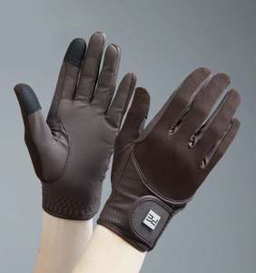 Shemax 2024 Custom OEM High Quality Synthetic & Real Leather Equestrian Golf Riding <b>Gloves</b> Comfortable Durable for <b>Kids</b> Adults - Product Image 2