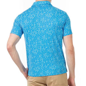 Hombres Casual Estampado Sólido de Secado Rápido para Polos Nueva Moda Jersey Tela Manga Corta Ropa de Moda - Product Image 4