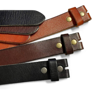 Ceinture formelle en cuir avec boucle en alliage, imperméable, motif uni, longueur réglable pour hommes - Product Image 5