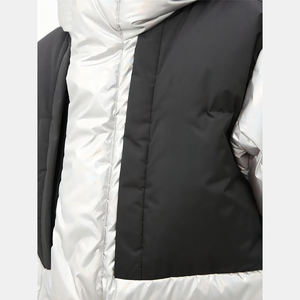 reflective Custom Men Hooded Puffer Jackets Quilted Lightweight Warm Coat Outdoor Jacket Winter Waterproof Jacket - Product Image 5