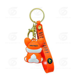 Llavero de Silicona y Acero Inoxidable Ecológico con Diseño de Dibujos Animados de Judy Animal City, Impresión UV, Duradero, No Tóxico, Personalizable - Product Image 5