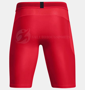 Workout Running Short de compression pour homme Spandex respirant/Polyester Short à séchage rapide au genou avec marque privée - Product Image 2