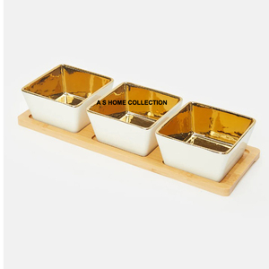 Stylish Leaf Design Metal <b>Serving</b> Gold Color <b>Bowl</b> for Home and Hotel Tabletop Usage Food & Fruit <b>Serving</b> <b>Bowls</b> - Product Image 4